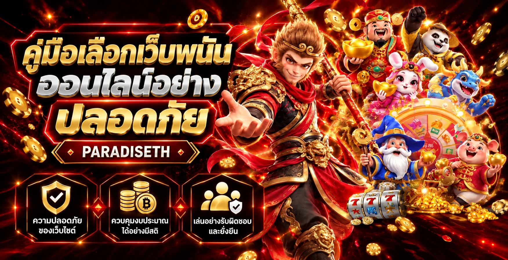 PARADISETH | วิธีเลือกเว็บพนันออนไลน์ที่ปลอดภัย